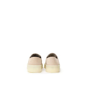 Fear Of God Beige Leather Low Top Sneakers