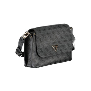 Guess Jeans Nero Poliuretano Women Handbag