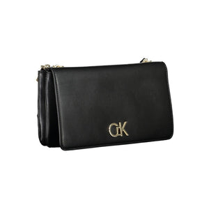 Calvin Klein Black Polyester Women Shoulder Bag