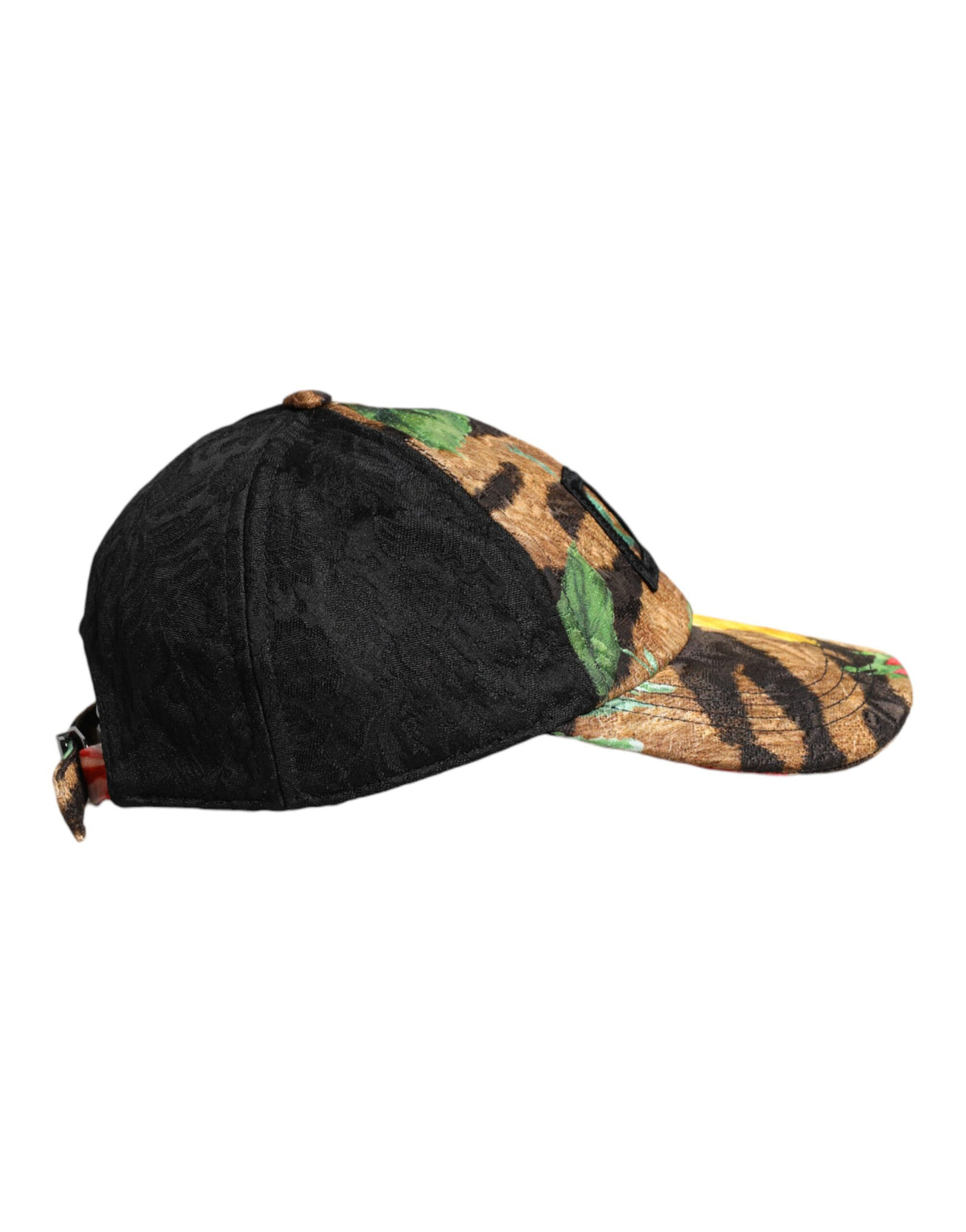 Dolce & Gabbana Multicolor DG Logo Patch 6 Panels Baseball Cap