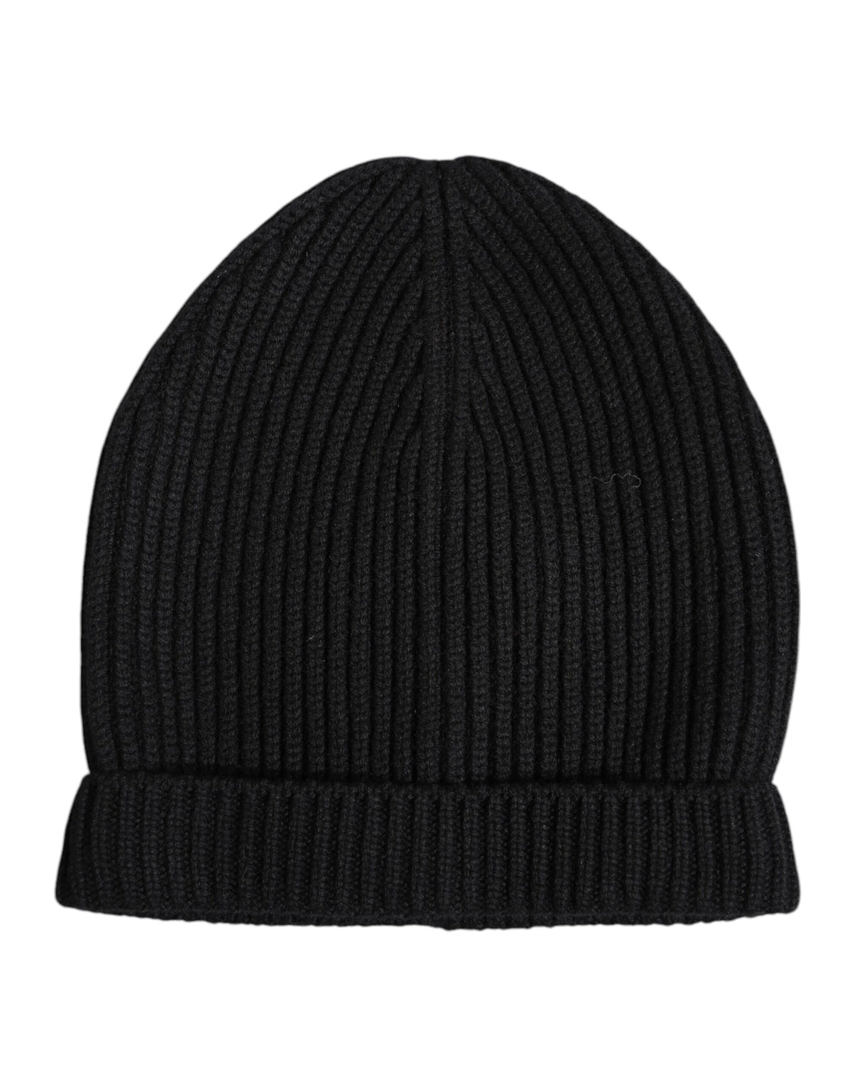 Dolce & Gabbana Black Cashmere Knitted Winter Beanie Hat