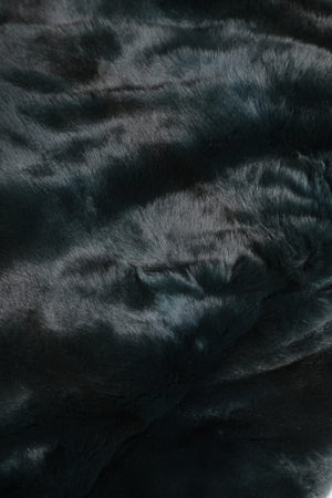 Dolce & Gabbana Black Weasel Fur Womens Beanie Hat