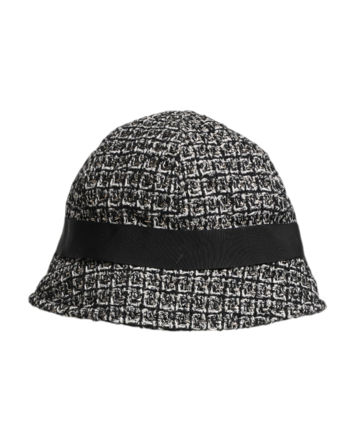 Dolce & Gabbana Black Cotton Blend Bucket Hat
