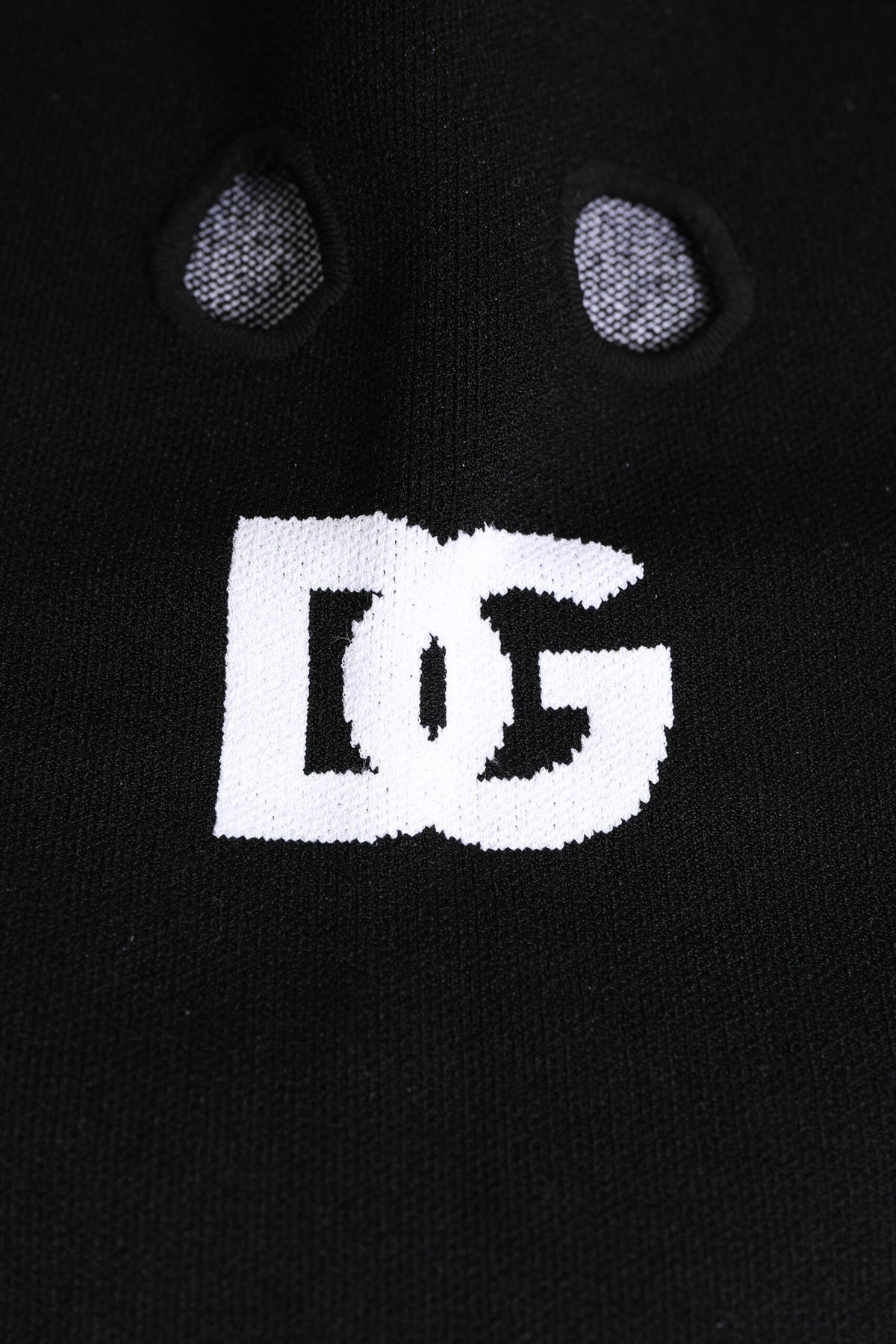 Dolce & Gabbana Black Cashmere Knitted Ski Mask Balaclava Hat