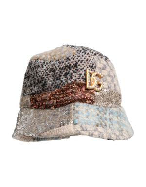 Dolce & Gabbana Multicolor Patchwork Embellished Bucket Hat