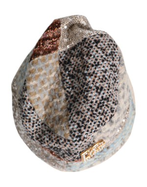 Dolce & Gabbana Multicolor Patchwork Embellished Bucket Hat