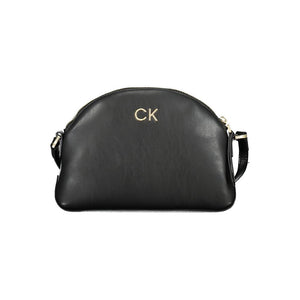 Calvin Klein Black Polyester Women Shoulder Bag