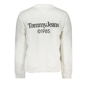 Tommy Hilfiger White Cotton Men Sweater