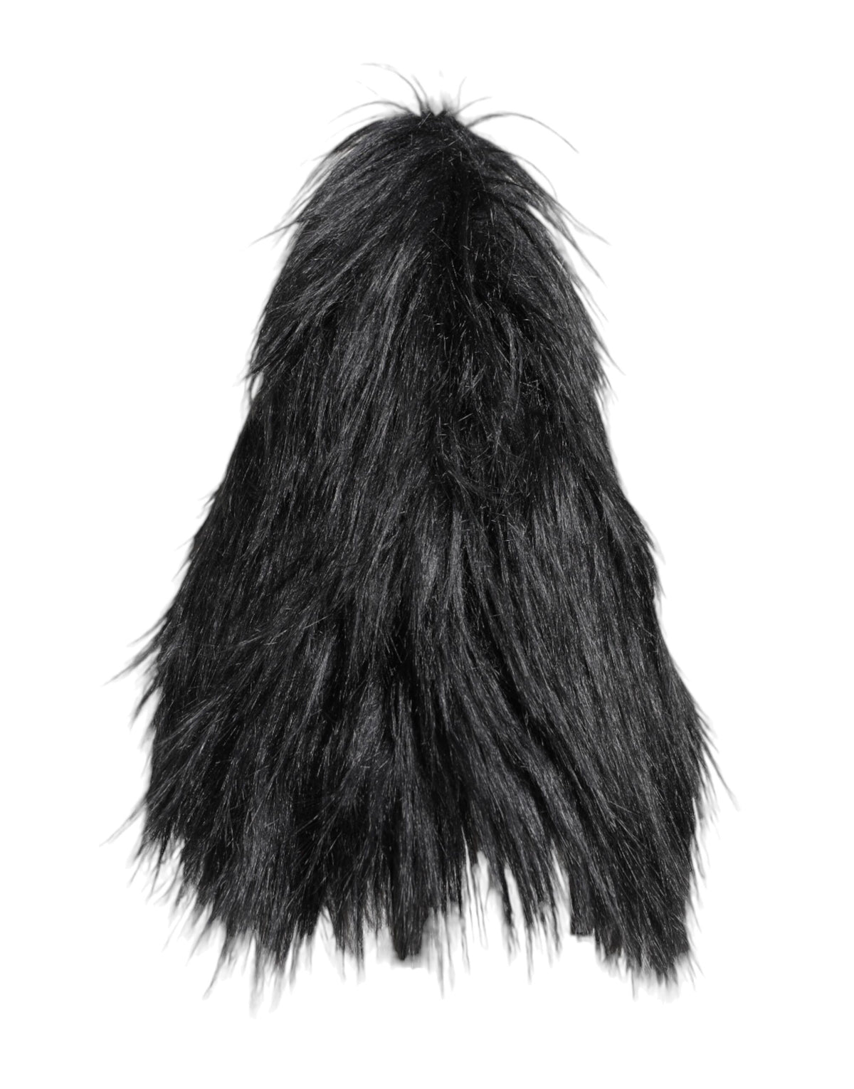 Dolce & Gabbana Black Acrylic Fur Womens Bucket Hat