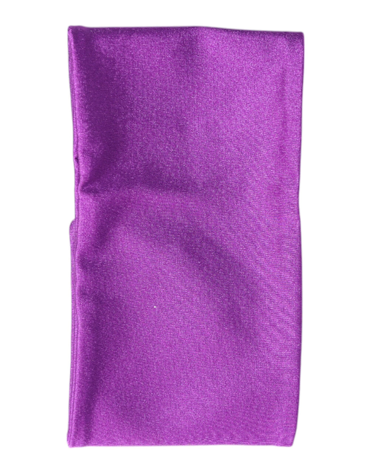 Dolce & Gabbana Purple Nylon Stretch Women Neck Warmer Scarf