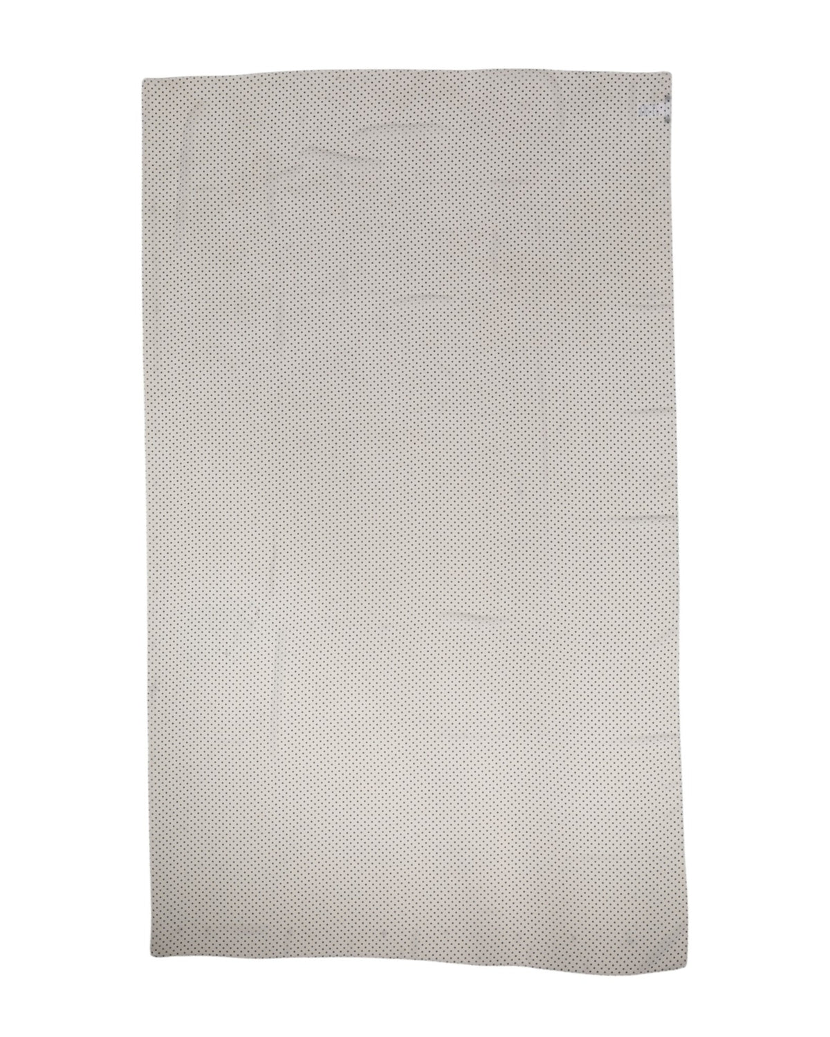 Dolce & Gabbana White Polka Dots Polyester Wrap Shawl Scarf