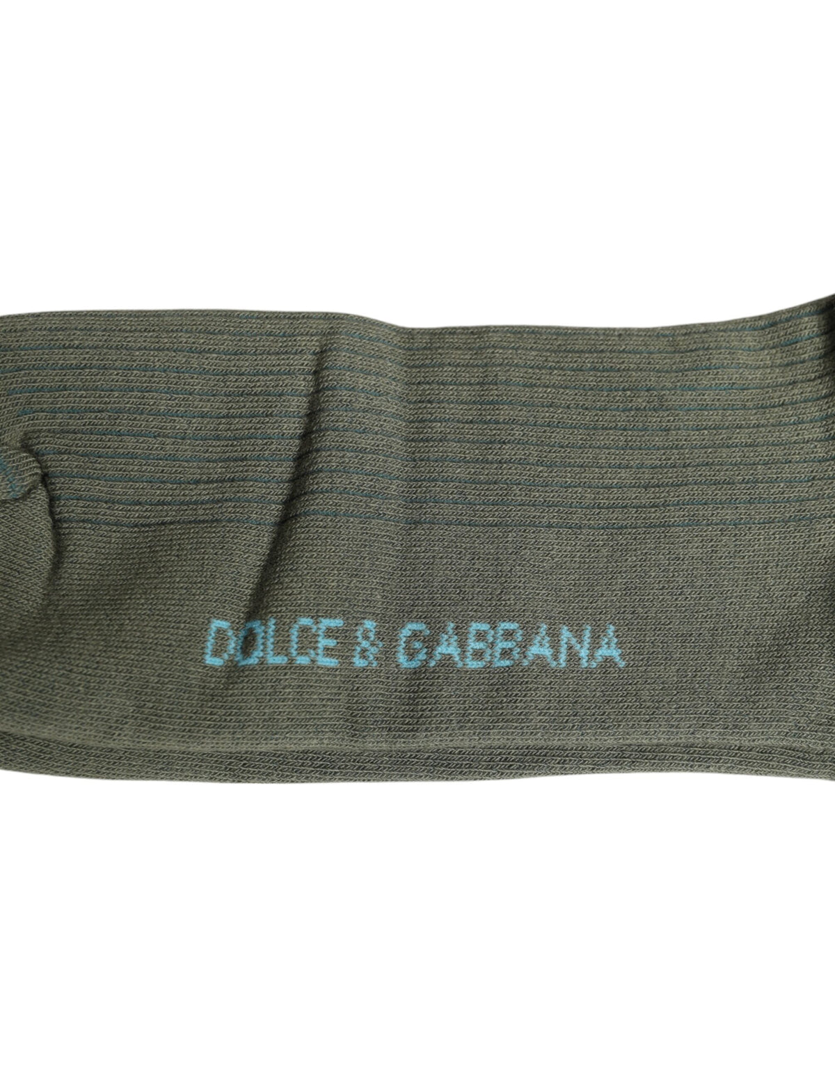Dolce & Gabbana Gray Cotton DG Bear Mid Calf Socks
