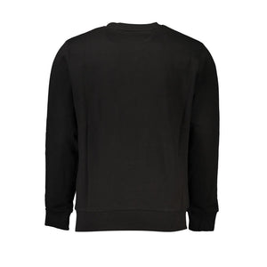 La Martina Black Cotton Men Sweater