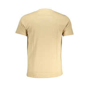 Cavalli Class Beige Cotton Men's T-Shirt