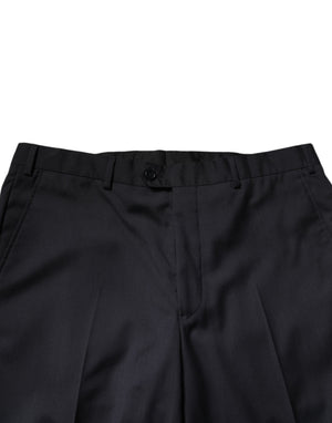 Emporio Armani Black Single Breasted Formal 2 Piece Suit