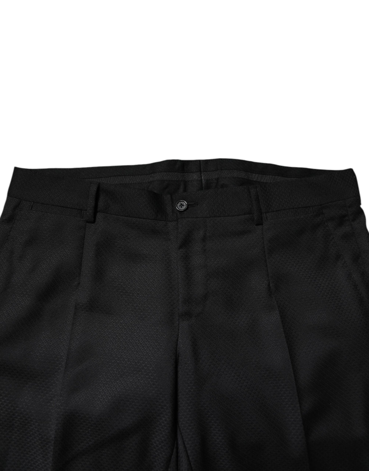 Dolce & Gabbana Black Wool Single Breasted 2 Piece Suit