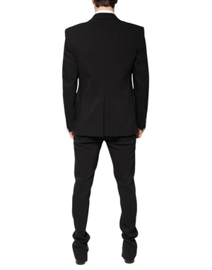 Dolce & Gabbana Multicolor Polyester Jacquard 2 Piece Suit