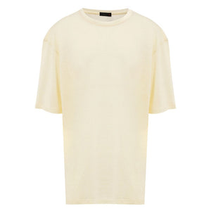 Corneliani Yellow Linen T-Shirt