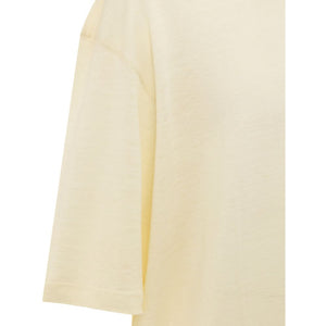 Corneliani Yellow Linen T-Shirt
