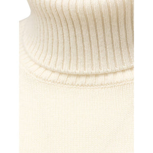 Cruciani White Cashmere Turtleneck