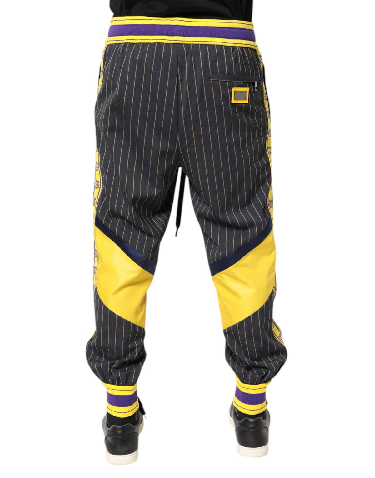 Dolce & Gabbana Multicolor Cotton Men Jogger Pants