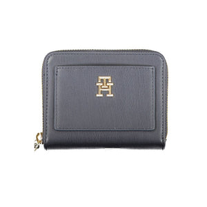 Tommy Hilfiger Blue Polyurethane Women Wallet