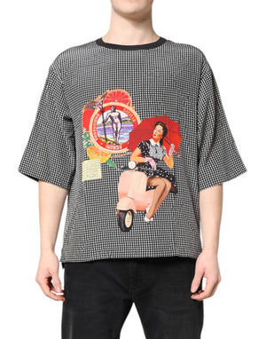 Dolce & Gabbana Black Graphic Print Short Sleeve T-shirt
