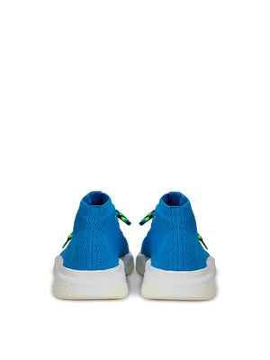 Balenciaga Blue Cotton Athletic Sneakers