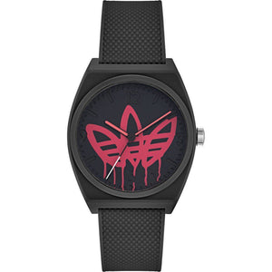 Adidas Black Synthetic Sport Watch