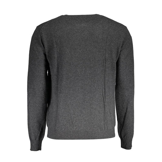 La Martina Brown Wool Men Sweater