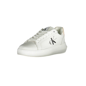 Calvin Klein White Polyester Women Sneaker
