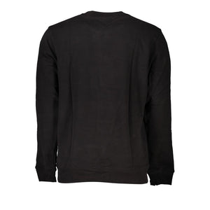 Tommy Hilfiger Black Cotton Men Sweater