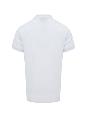 Burberry White Cotton Collared Polo Shirt