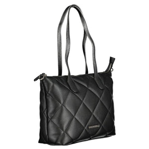 Mario Valentino Black Polyurethane Women Handbag