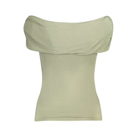 Guess Jeans Green Modal Women T-Shirt