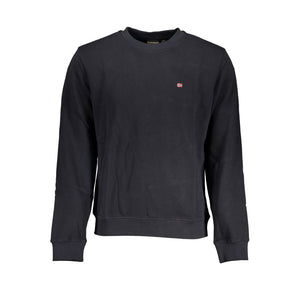 Napapijri Black Cotton Men Sweater