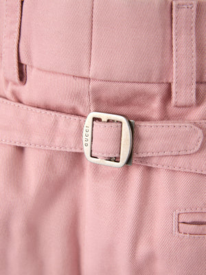 Gucci Light Pink Cotton Pants