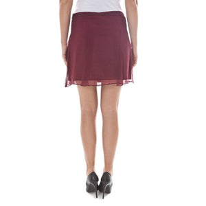 John Galliano Red Silk Women Skirt