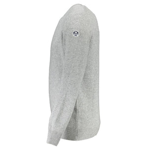 North Sails Gray Wool Men Sweater