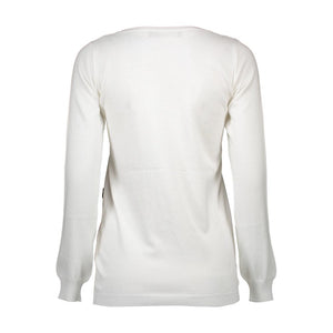 Love Moschino White Other Fibres Women Sweater