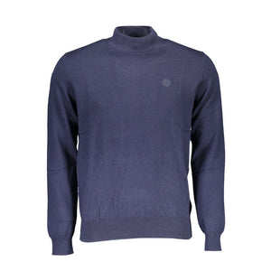 North Sails Blue Cotton Men Sweater