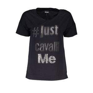 Just Cavalli Black Polyester Women Top