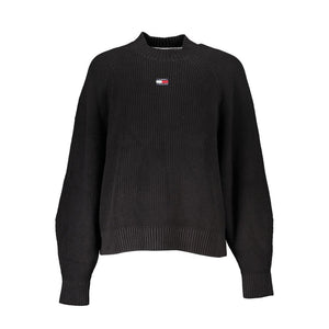 Tommy Hilfiger Black Cotton Women Sweater