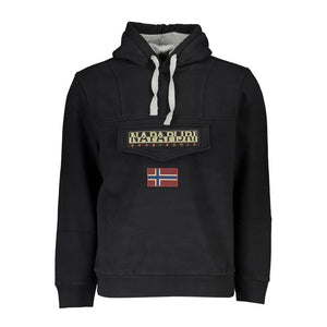 Napapijri Black Cotton Sweatshirt