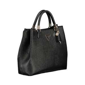 Guess Jeans Black Polyurethane Women Handbag