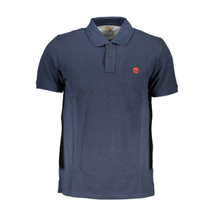 Timberland Blu Organic Cotton Men Polo Shirt