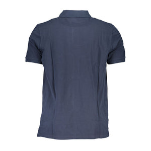 Timberland Blu Organic Cotton Men Polo Shirt