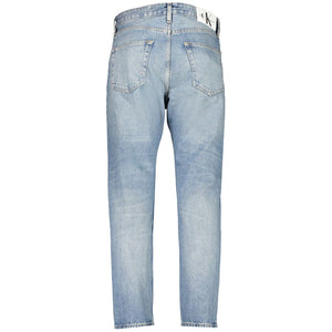 Calvin Klein Blue Cotton Men Jeans