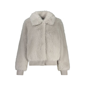 Guess Jeans Grigio Polyester Women Jacket