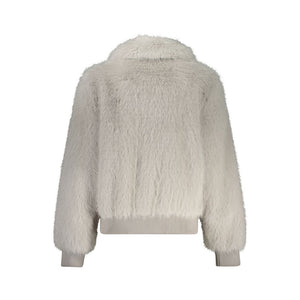 Guess Jeans Grigio Polyester Women Jacket